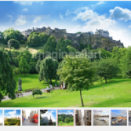 Edinburgh Castle and Princess Street Gardens